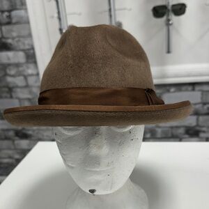Stylish Brown Fedora Hat